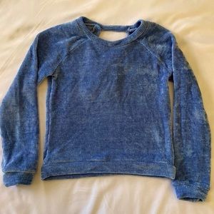 Jessica Simpson light blue chenille sweater Girls Small